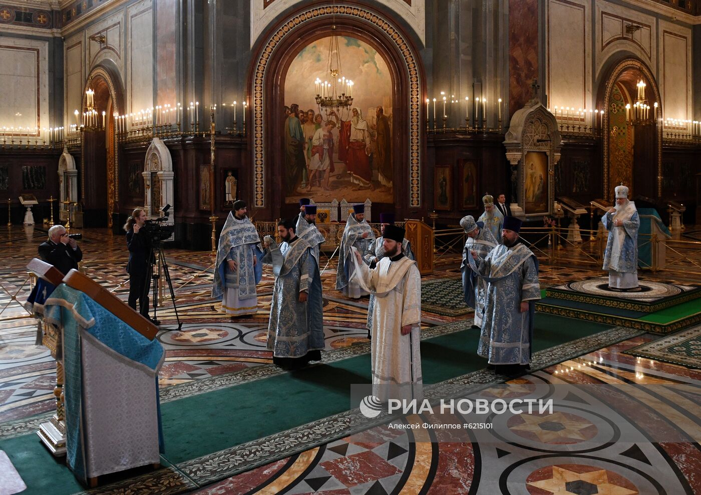 Божественная литургия в праздник Благовещения Пресвятой Богородицы