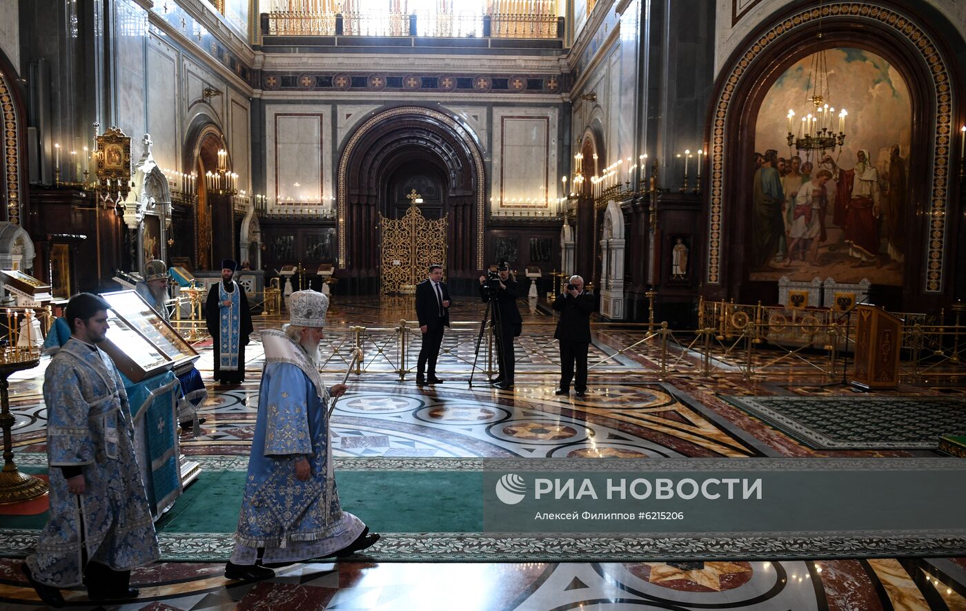 Божественная литургия в праздник Благовещения Пресвятой Богородицы