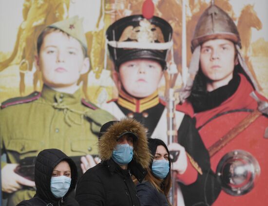 Москва во время режима самоизоляции жителей