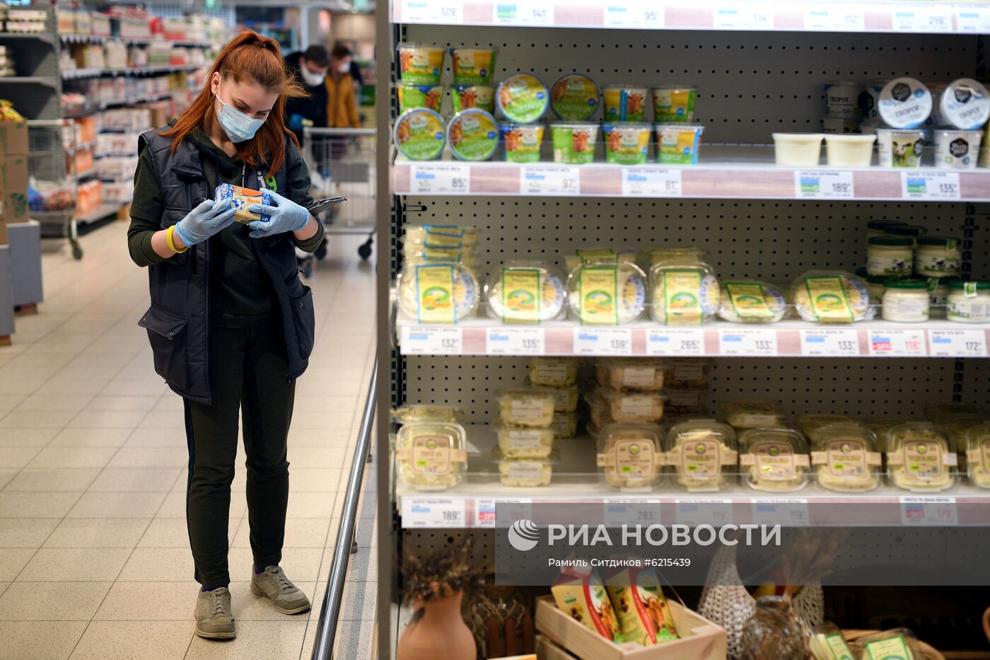 Работа службы доставки продуктов Igooods во время коронавируса