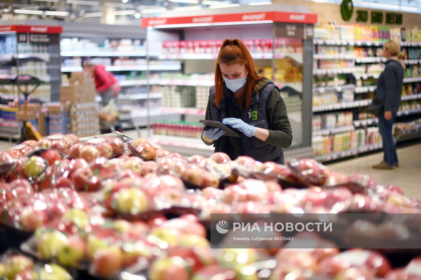 Работа службы доставки продуктов Igooods во время коронавируса