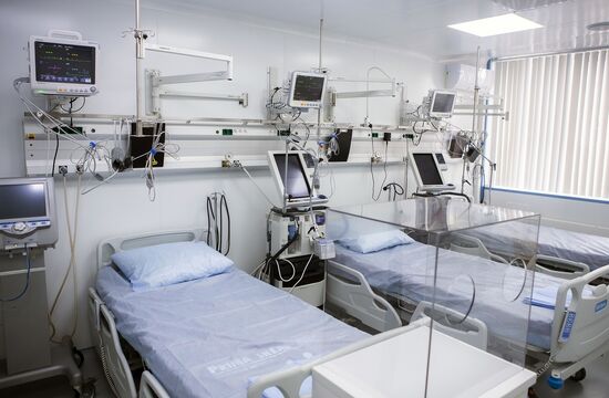 Открытие перепрофилированного корпуса в центре им М.И. Сеченова для лечения пациентов с коронавирусом