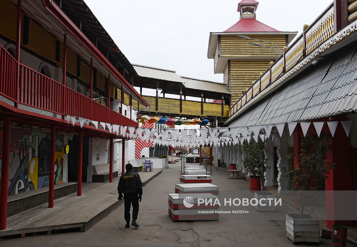 Москва во время режима самоизоляции жителей