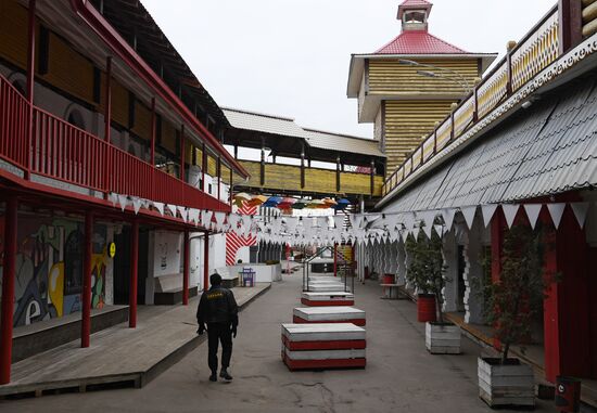 Москва во время режима самоизоляции жителей