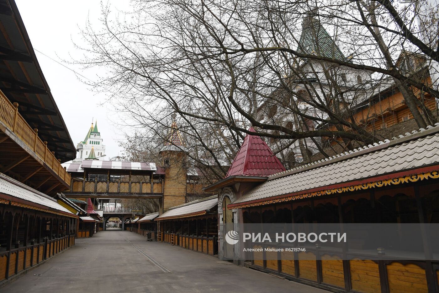 Москва во время режима самоизоляции жителей