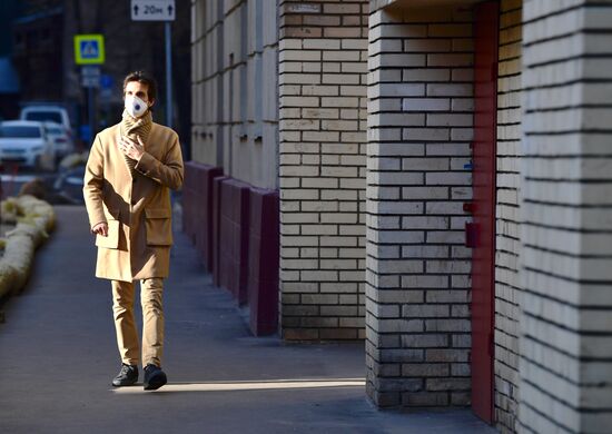 Москва во время режима самоизоляции жителей