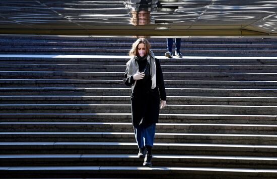 Москва во время режима самоизоляции жителей