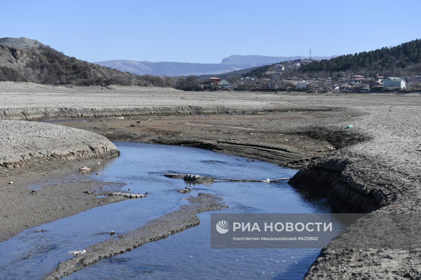 Симферопольское водохранилище в Крыму