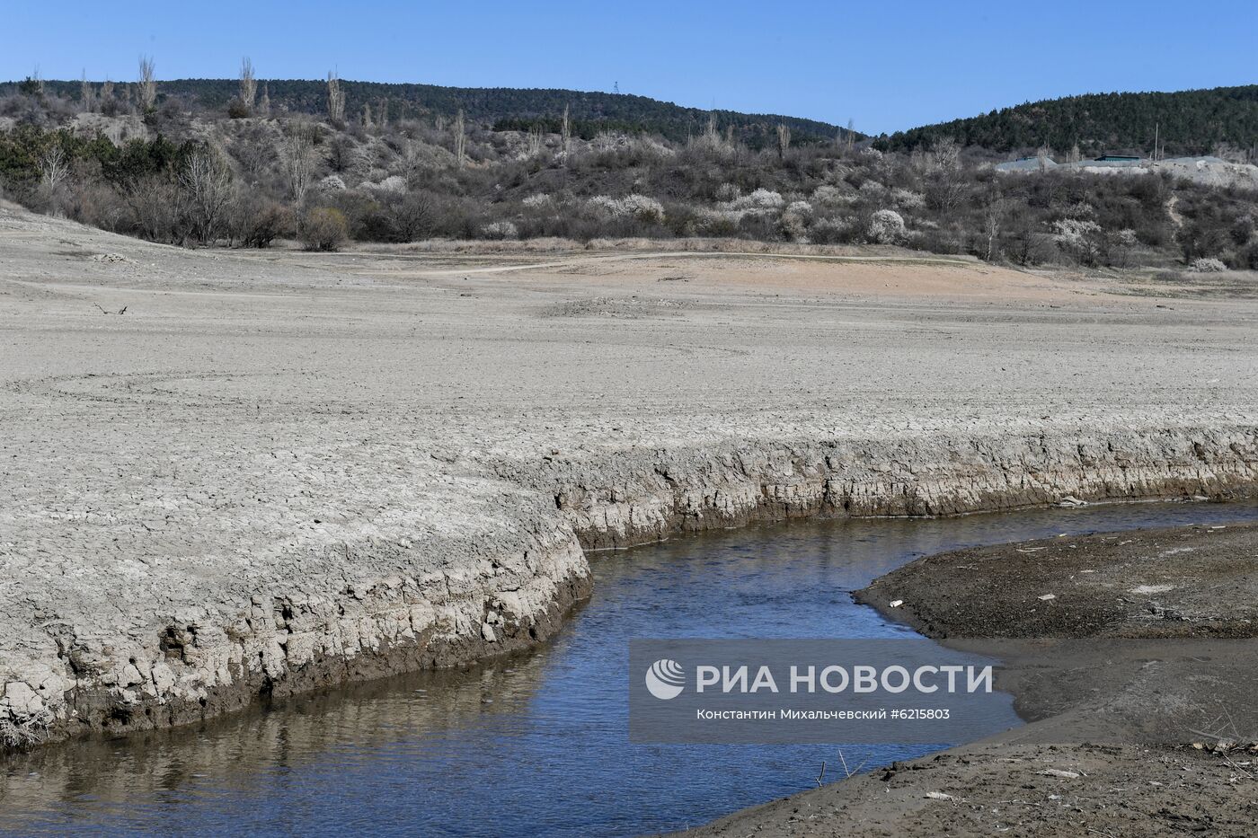 Симферопольское водохранилище в Крыму