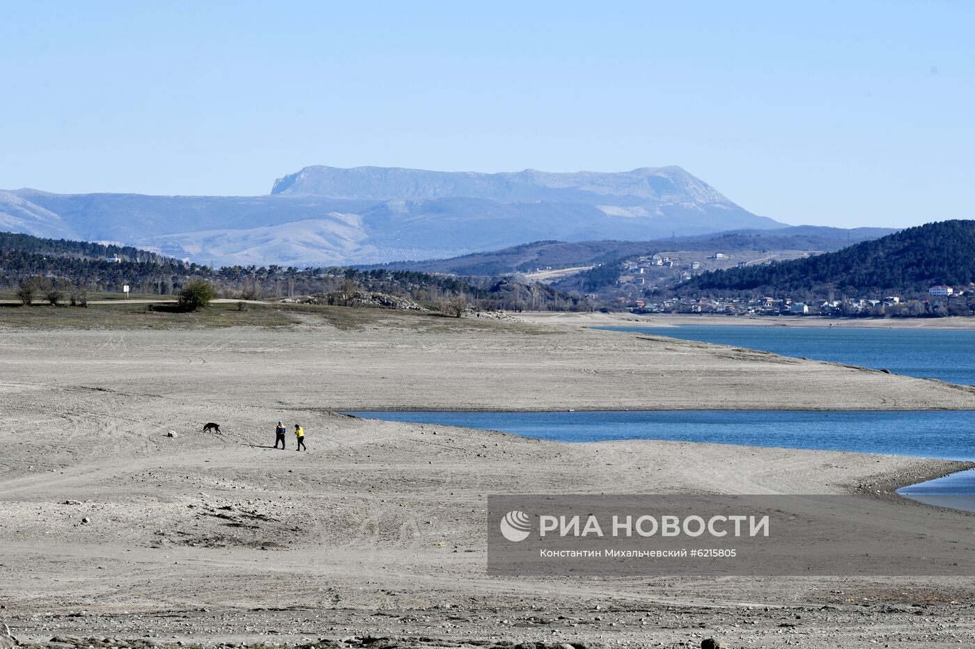 Симферопольское водохранилище в Крыму