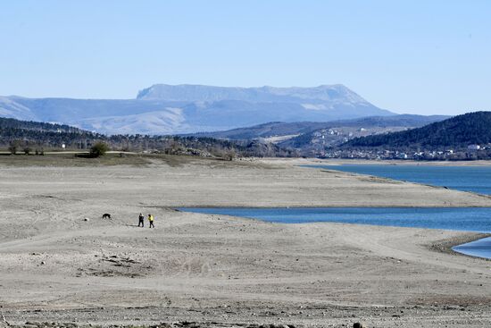 Симферопольское водохранилище в Крыму