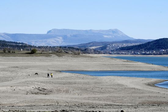 Симферопольское водохранилище в Крыму