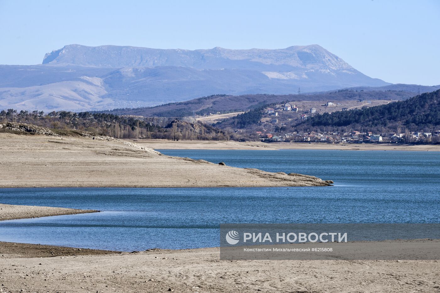 Симферопольское водохранилище в Крыму