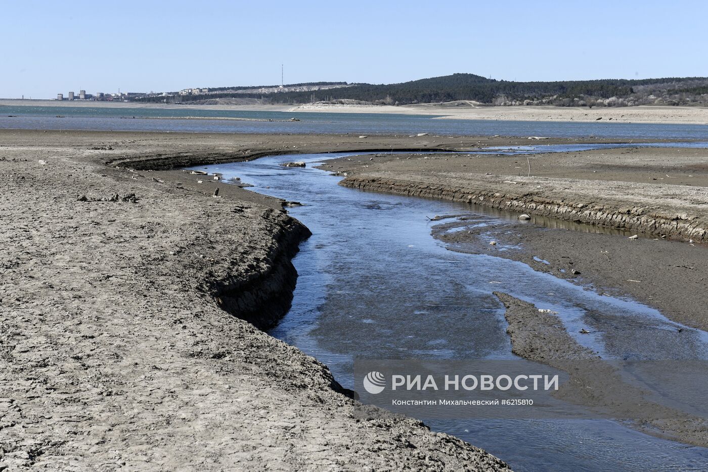 Симферопольское водохранилище в Крыму
