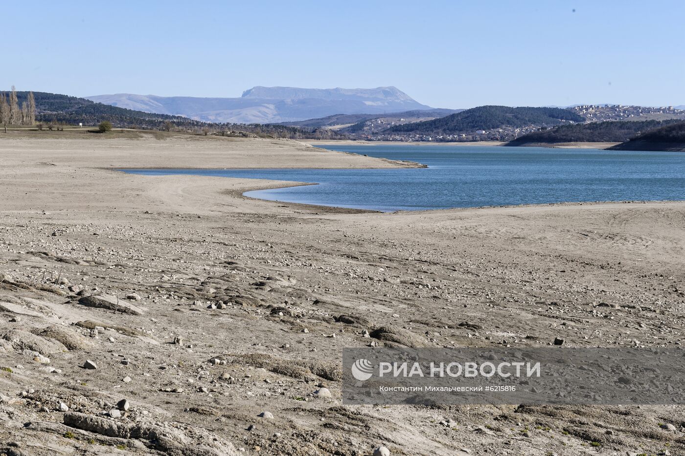 Симферопольское водохранилище в Крыму