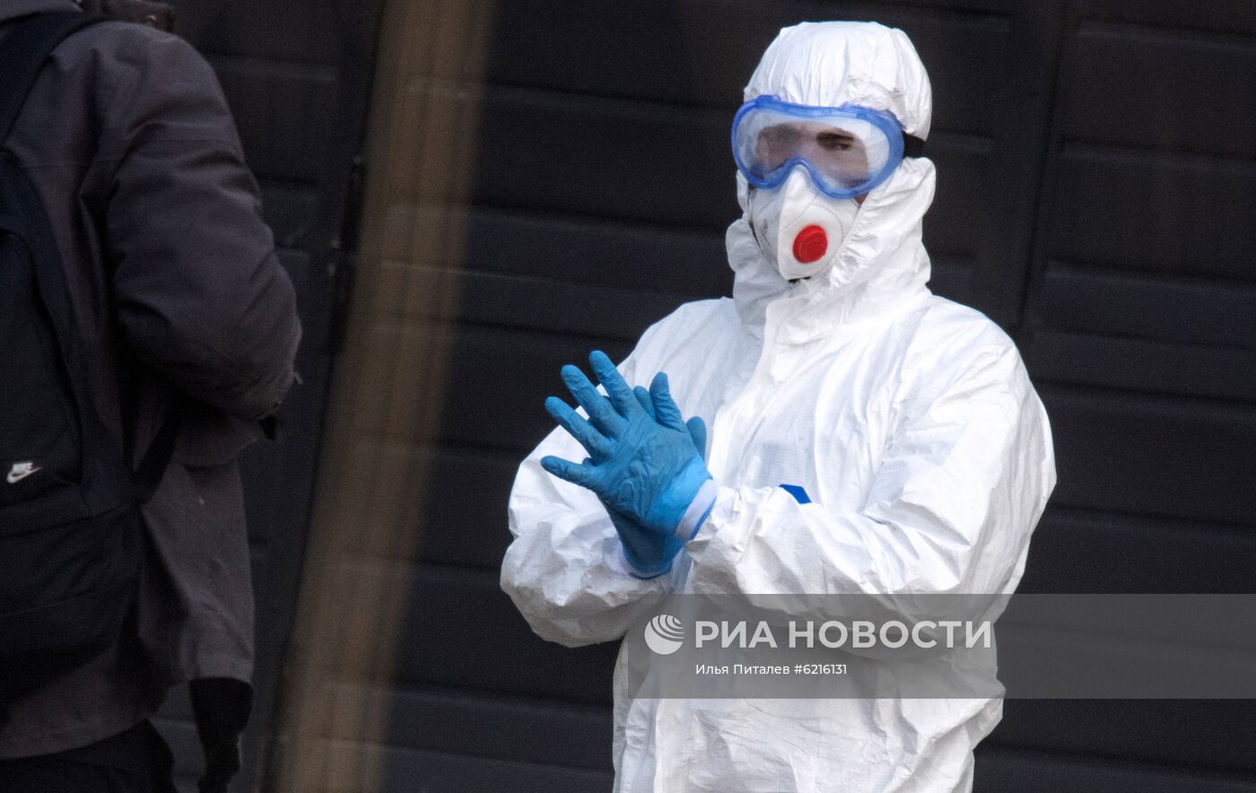 Ситуация у больницы в Коммунарке