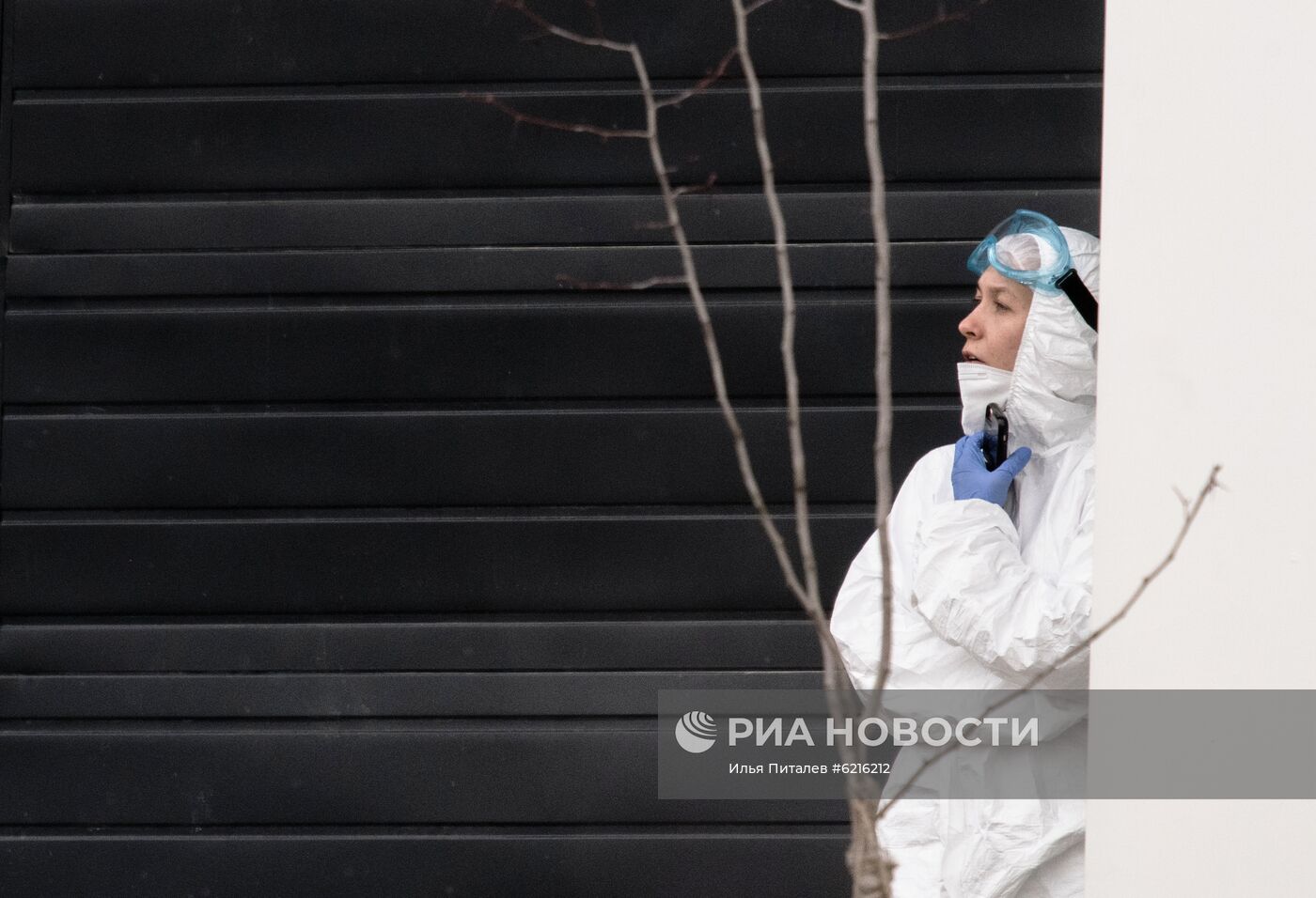 Ситуация у больницы в Коммунарке