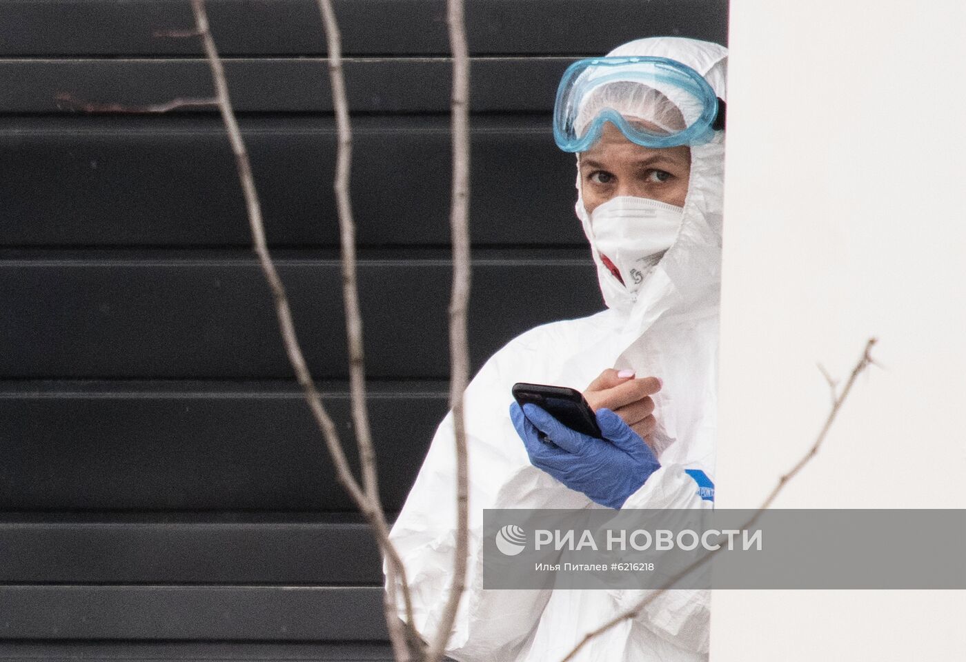 Ситуация у больницы в Коммунарке 