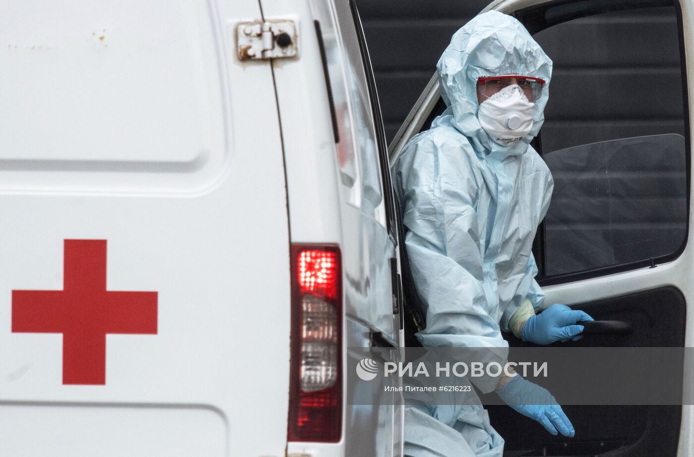 Ситуация у больницы в Коммунарке