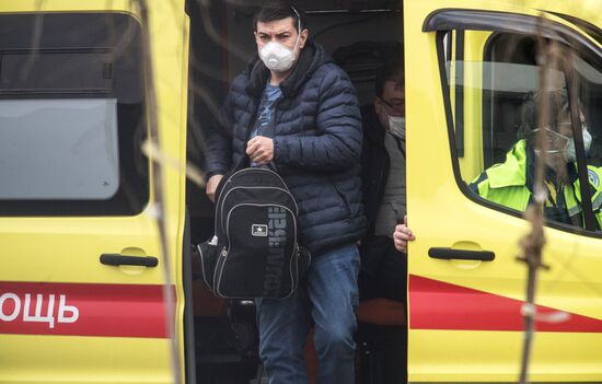 Ситуация у больницы в Коммунарке 