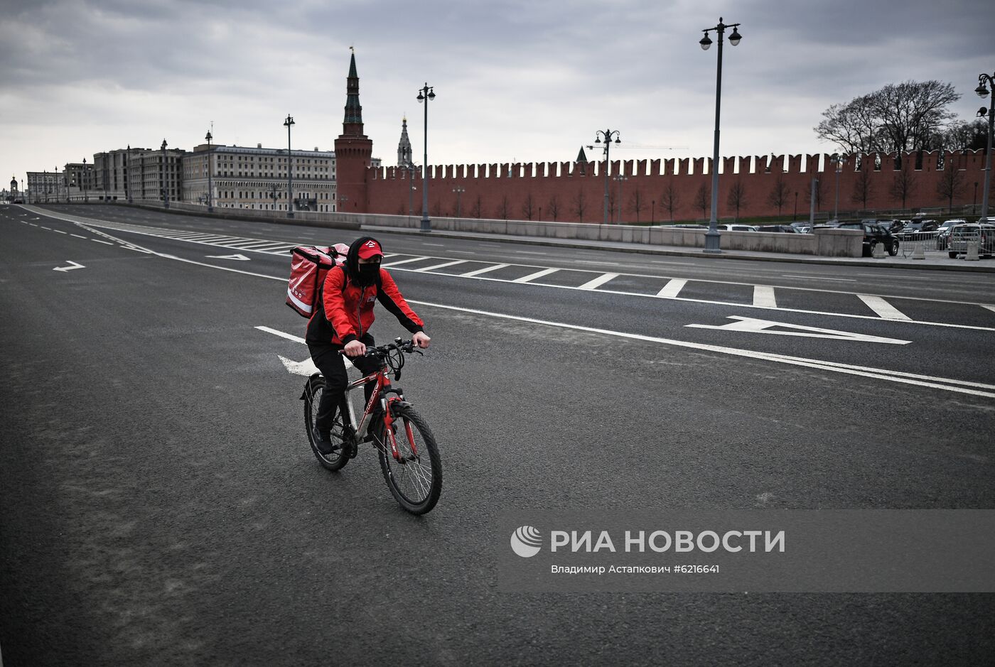 Москва во время режима самоизоляции жителей