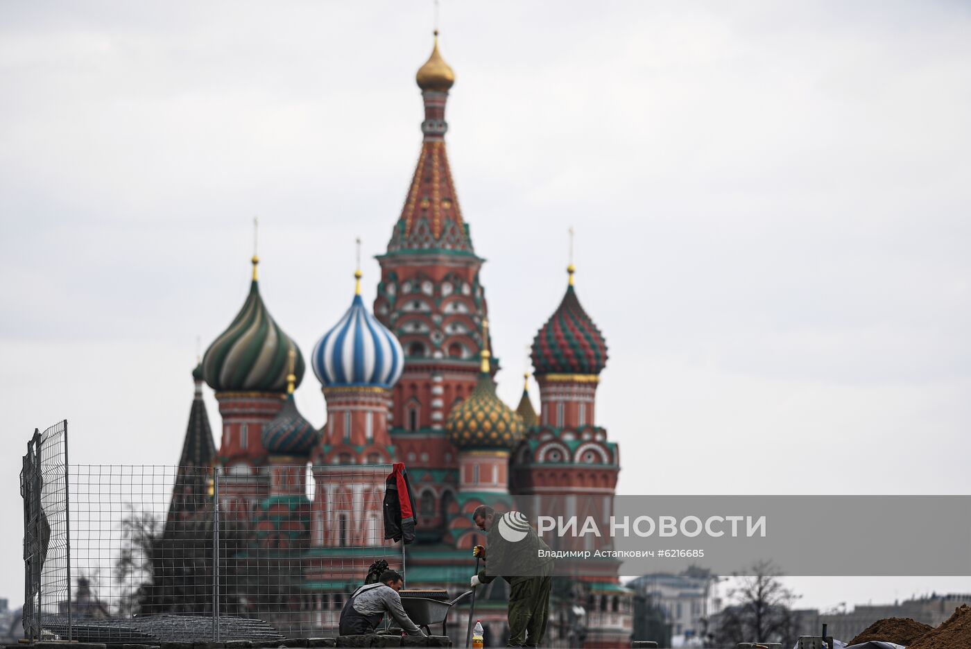 Москва во время режима самоизоляции жителей