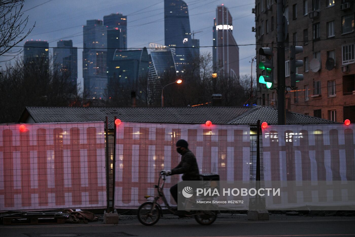 Москва во время режима самоизоляции жителей