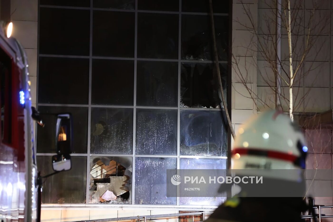 Пожар произошел в доме престарелых в Москве