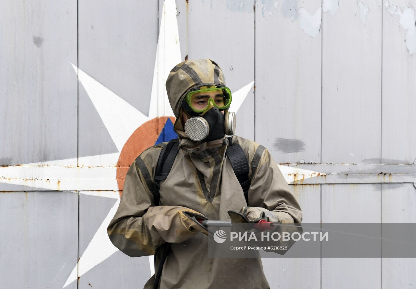 Дезинфекция спецтехники МЧС в Тюмени