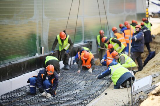 Строительство инфекционных центров в городах России