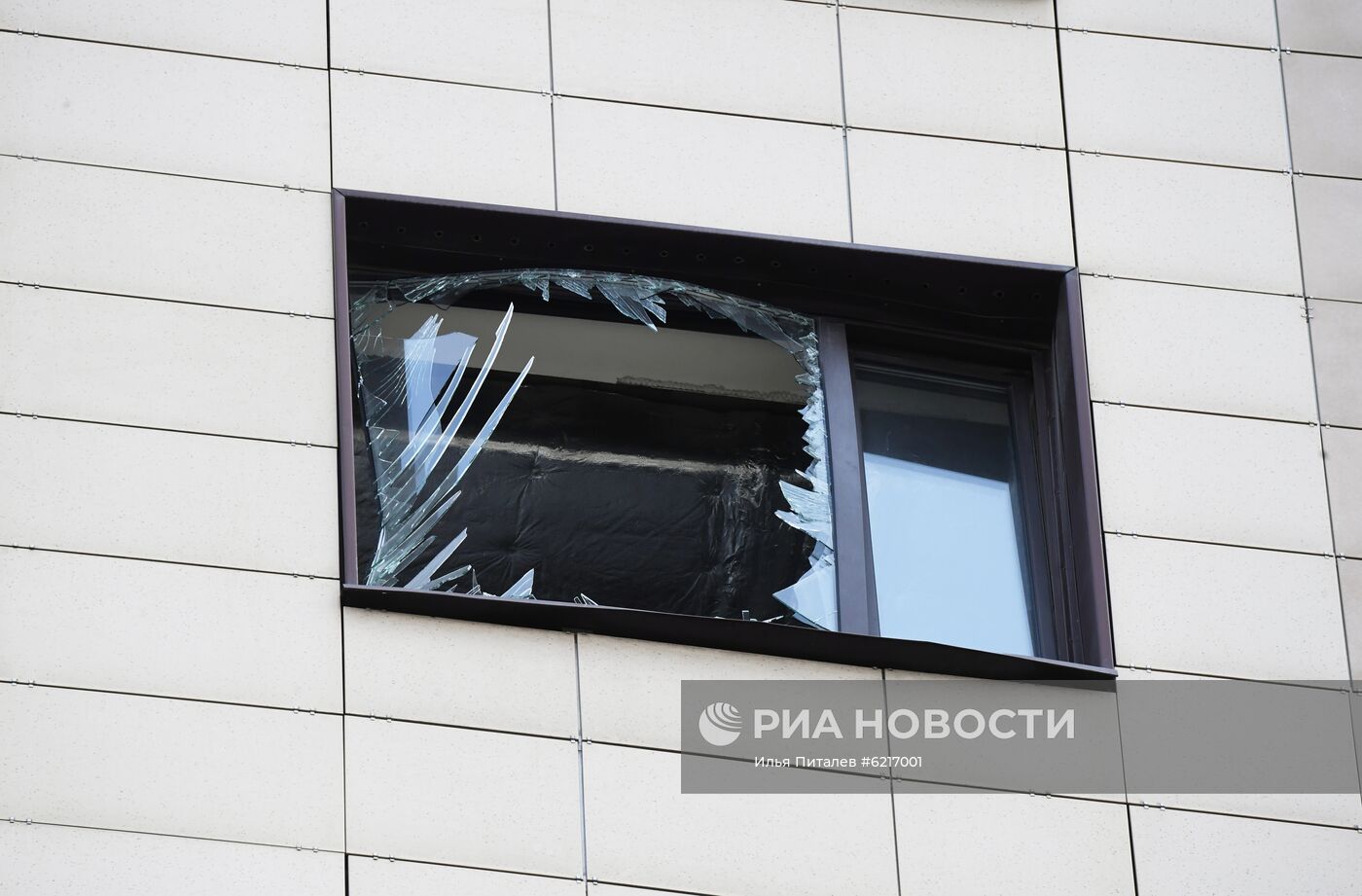 Взрыв в бизнес-центре в Москве
