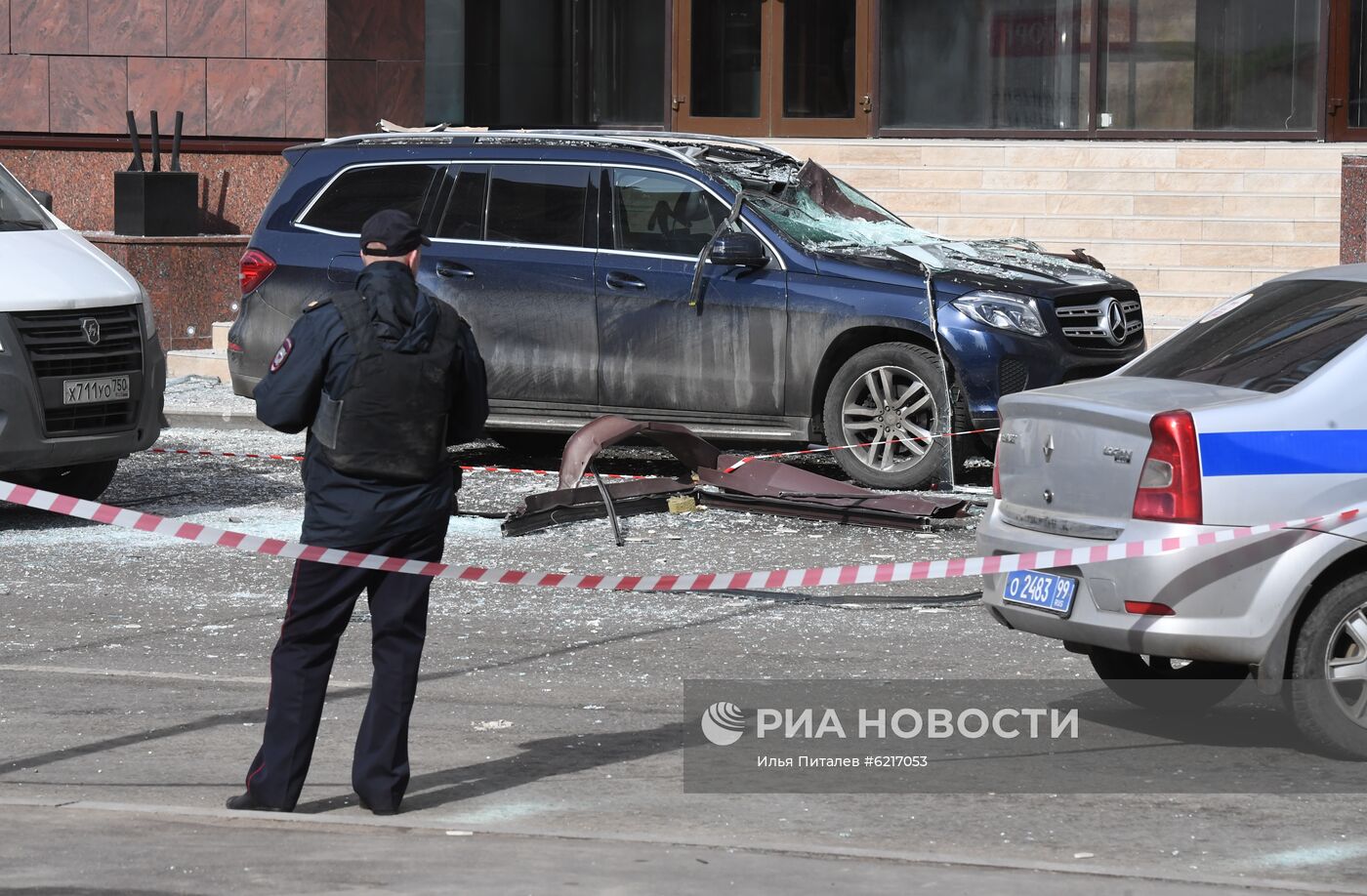 Взрыв в бизнес-центре в Москве