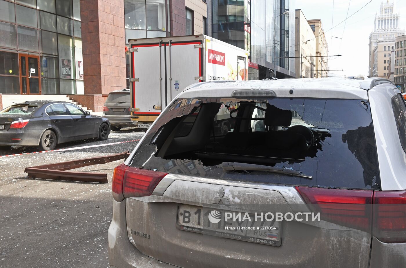 Взрыв в бизнес-центре в Москве