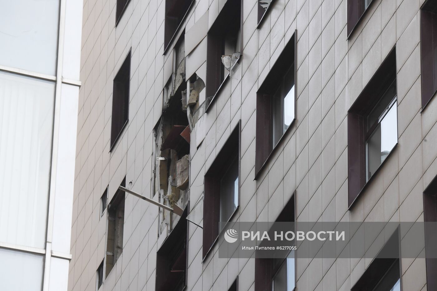 Взрыв в бизнес-центре в Москве