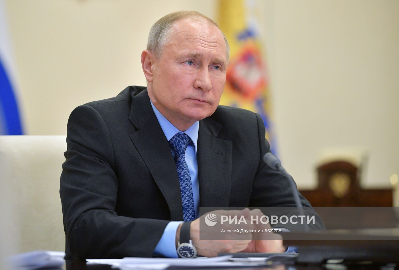Президент РФ В. Путин провел заседание комиссии ВТС