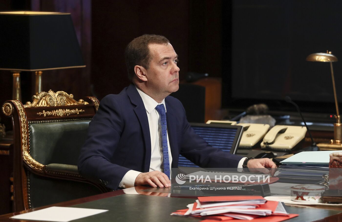 Заместитель председателя Совета безопасности РФ Д. Медведев принял участие в заседание комиссии ВТС