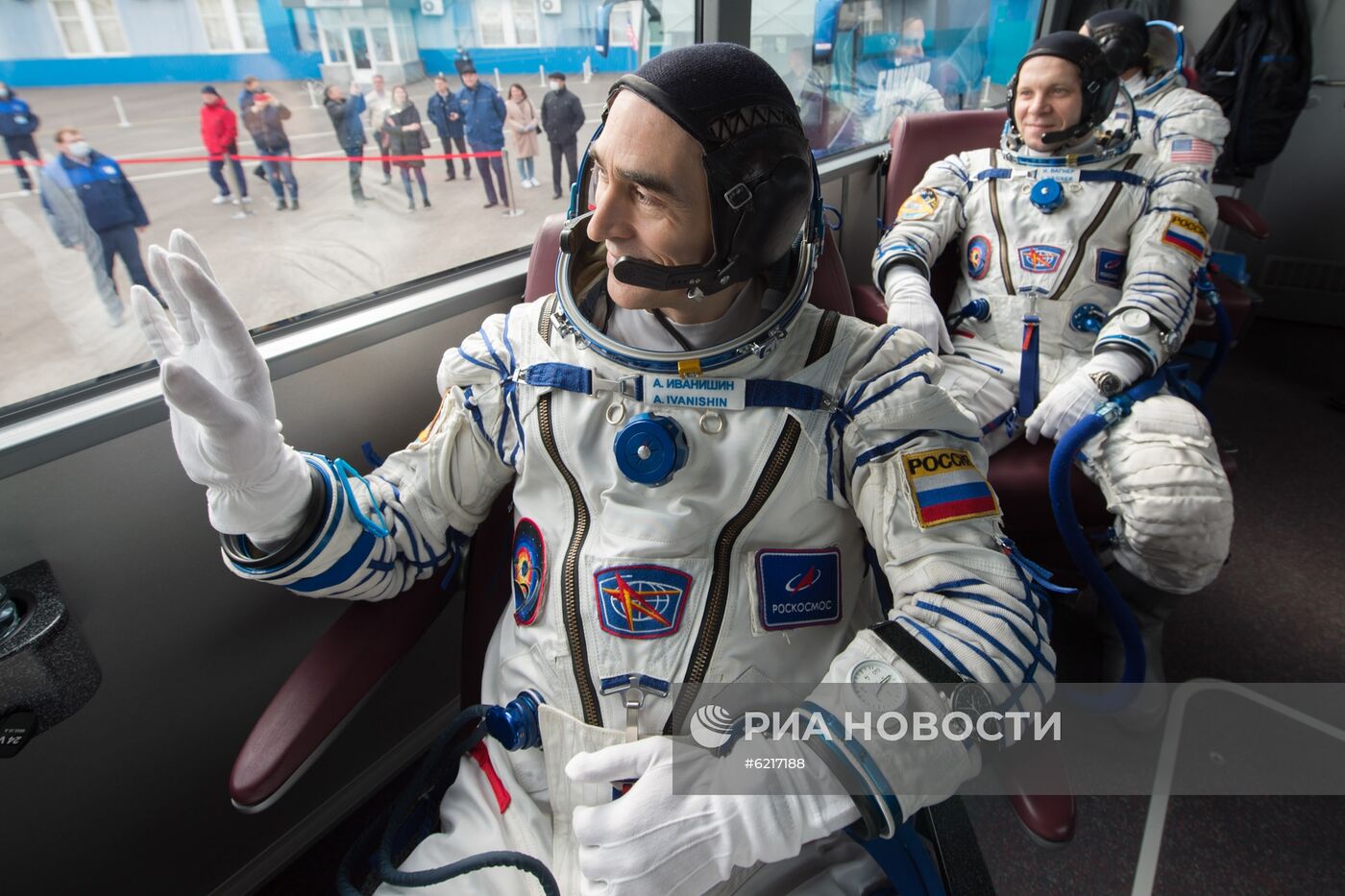 Запуск пилотируемого корабля "Союз МС-16" с экипажем МКС-63