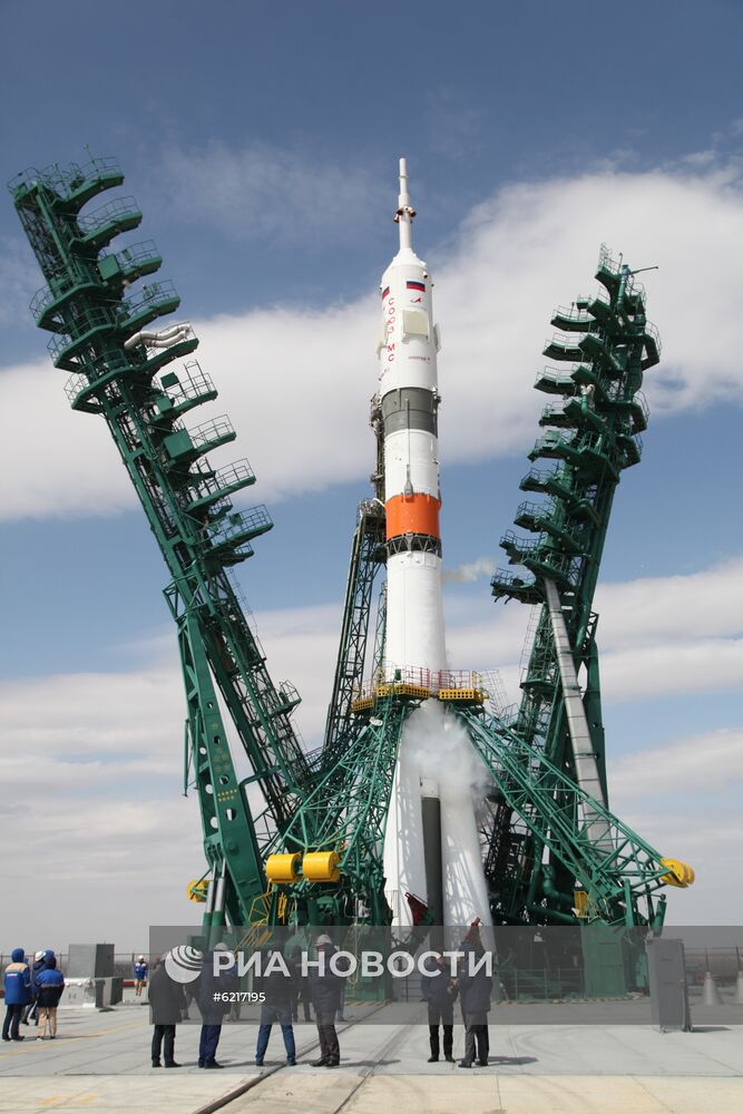 Запуск пилотируемого корабля "Союз МС-16" с экипажем МКС-63