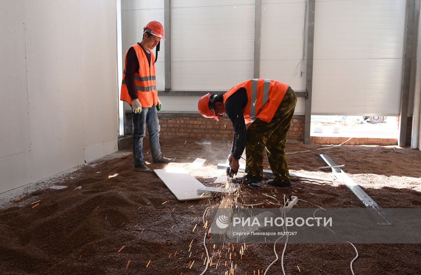 Строительство инфекционных центров в городах России