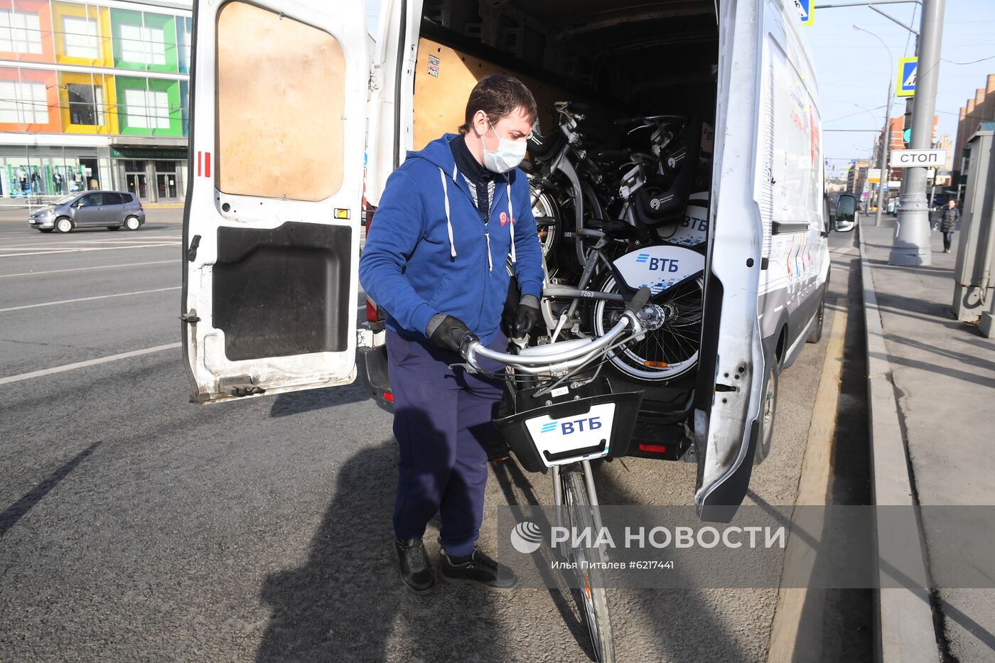 Открытие сезона проката велосипедов в Москве