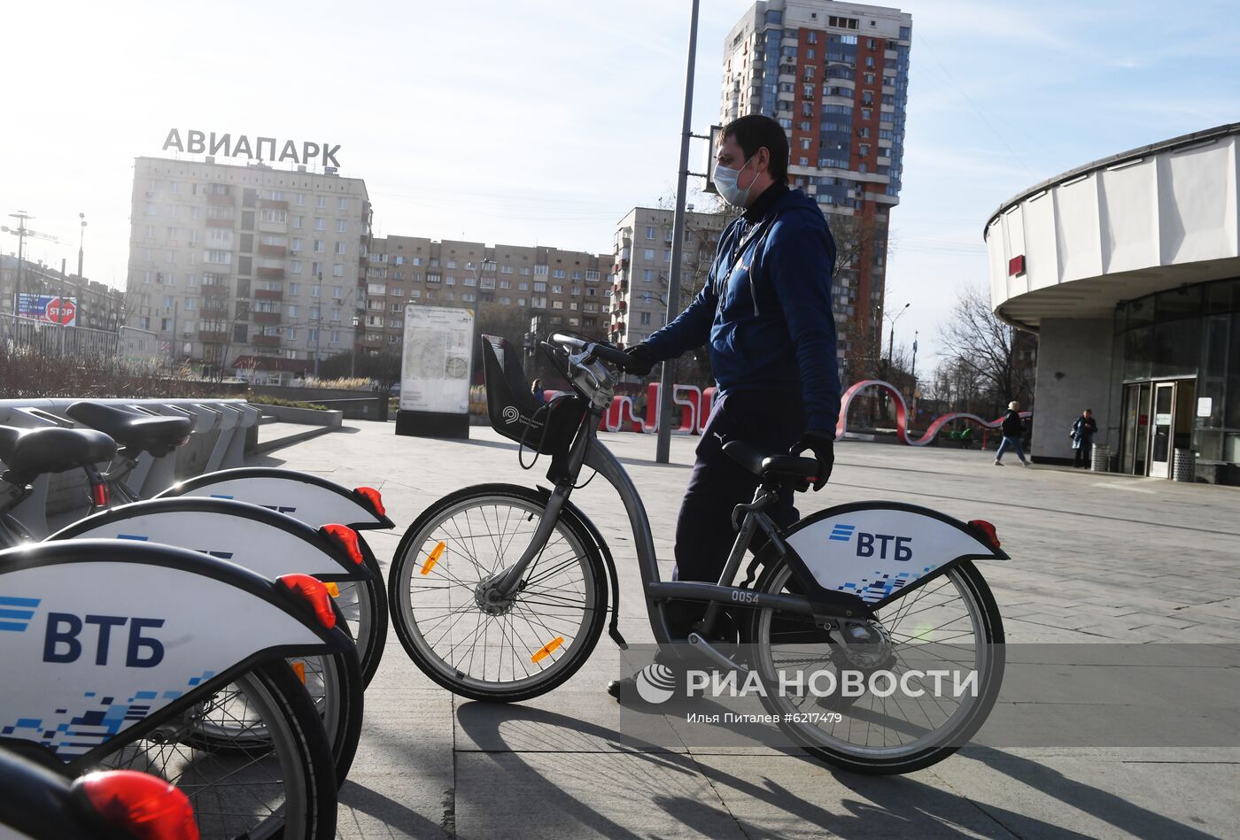 Открытие сезона проката велосипедов в Москве