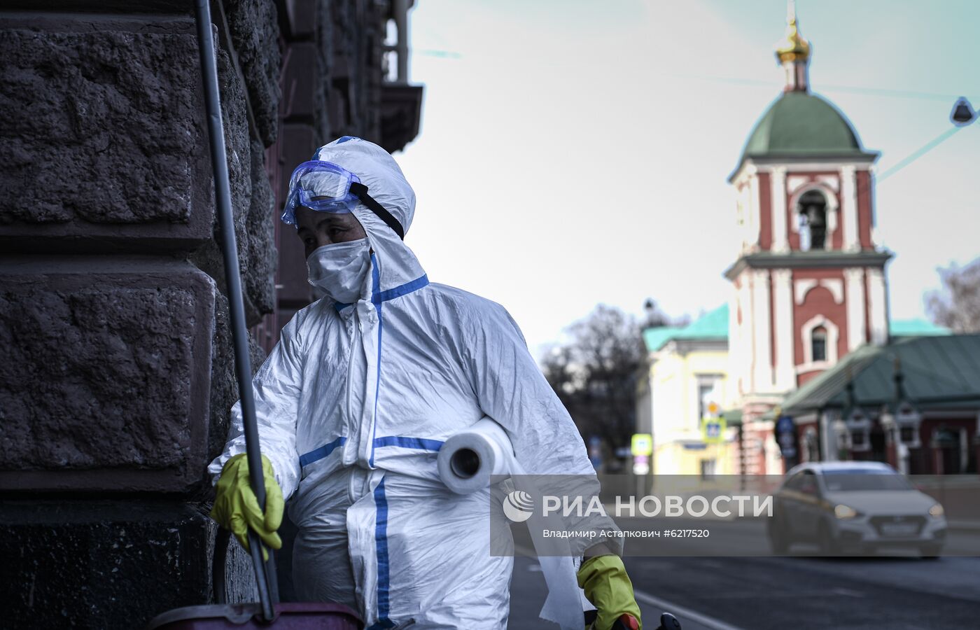 Москва во время режима самоизоляции жителей