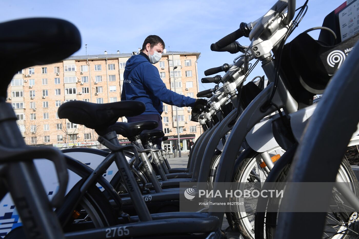 Открытие сезона проката велосипедов в Москве