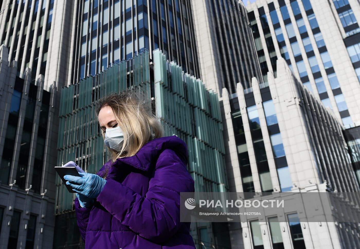 Москва во время режима самоизоляции жителей