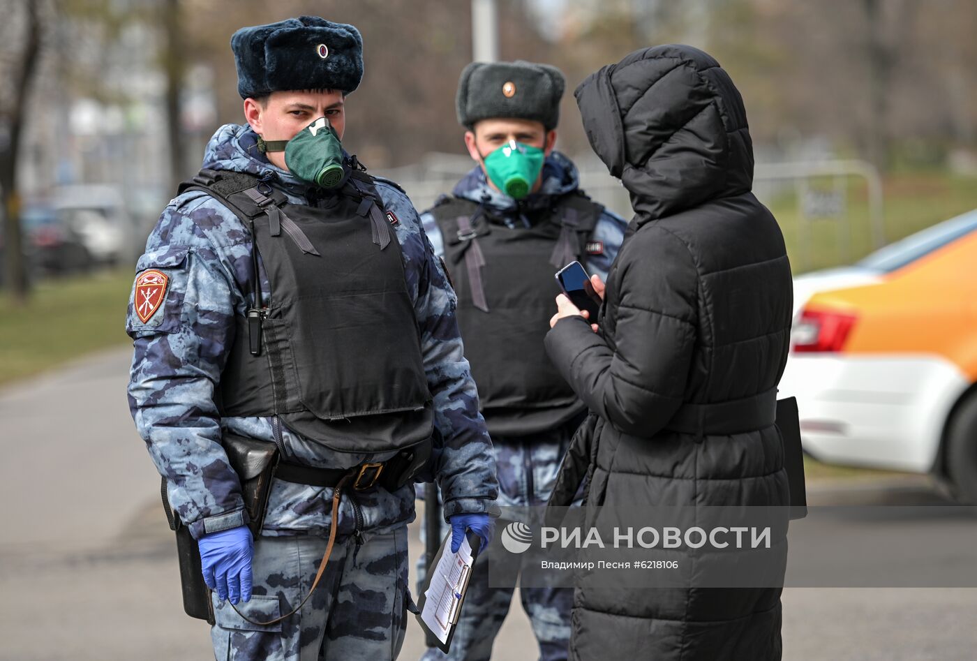 Работа сотрудников Росгвардии в период самоизоляции 