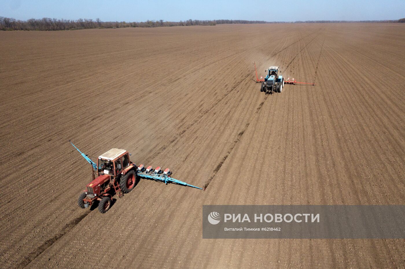 Весенняя посевная в Краснодарском крае