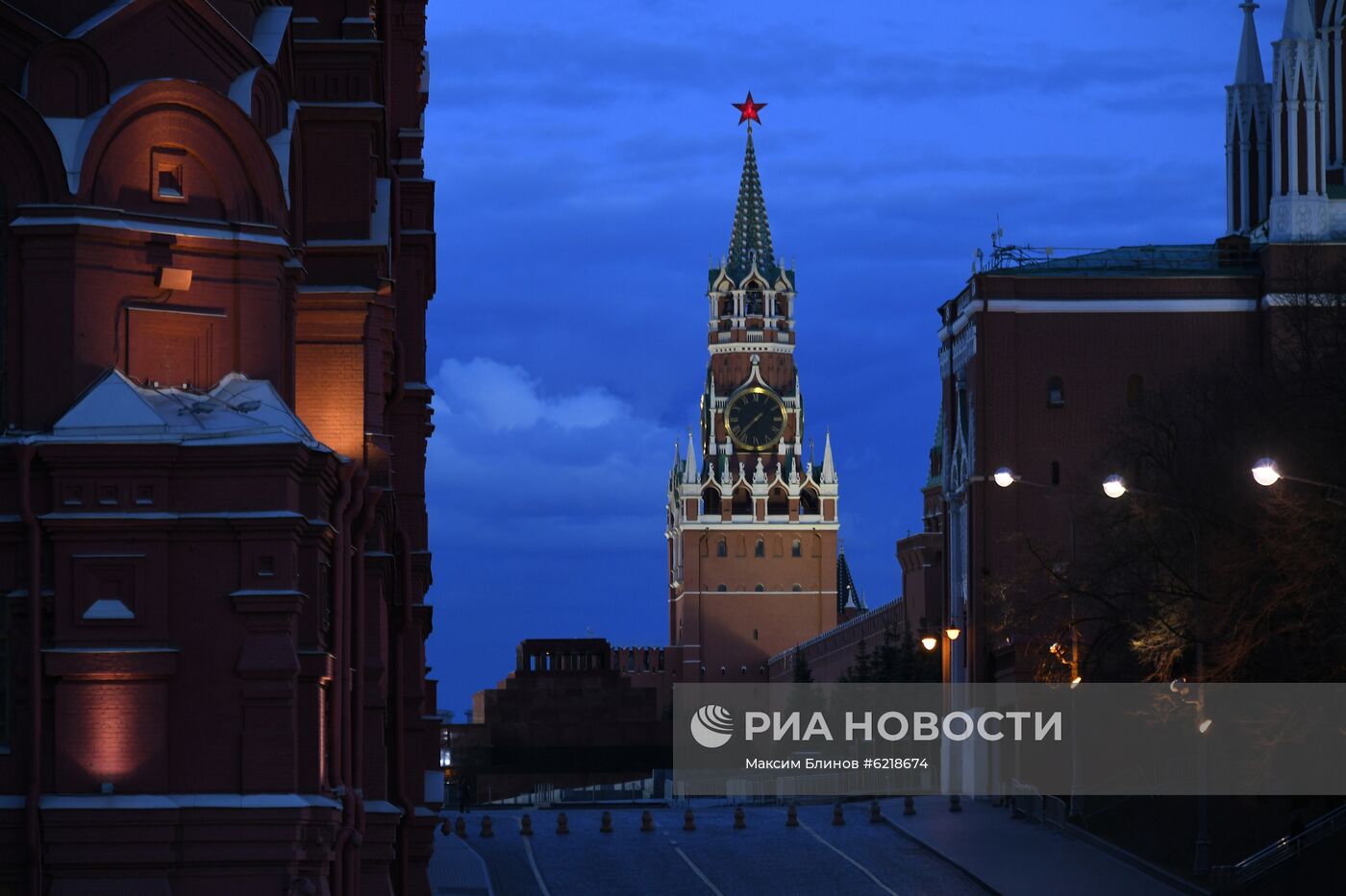 Москва во время режима самоизоляции жителей