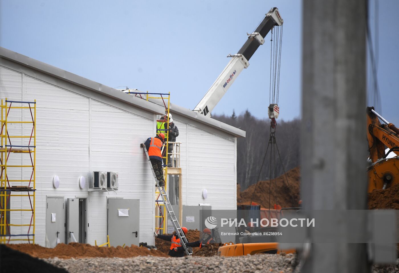 Строительство инфекционного центра в Новой Москве