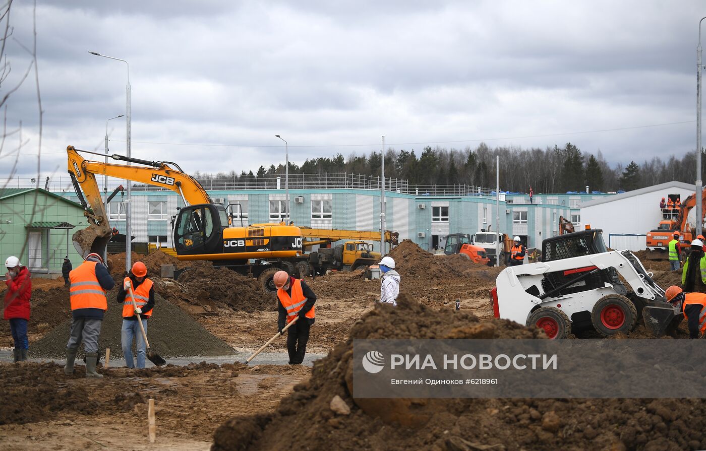 Строительство инфекционного центра в Новой Москве