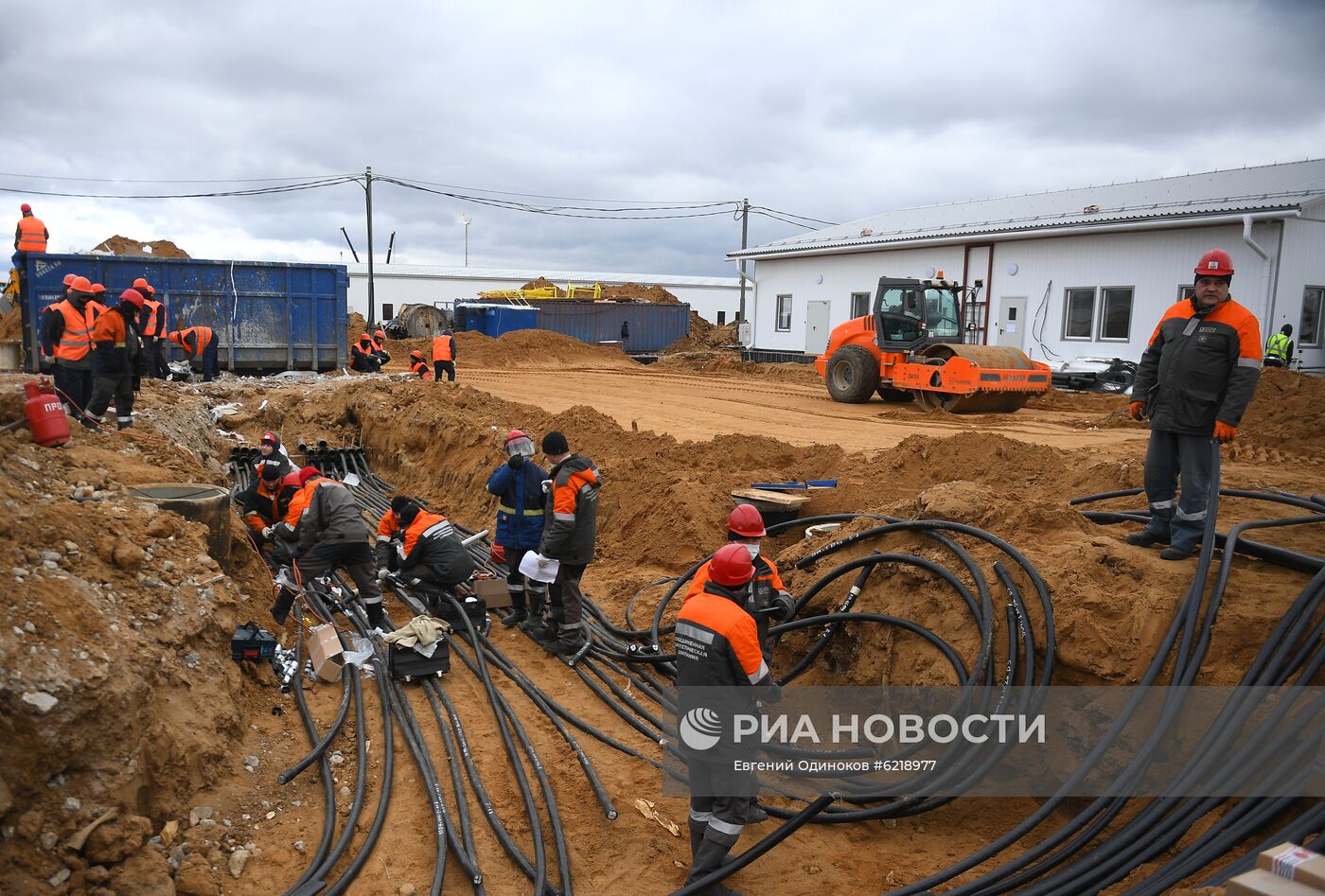 Строительство инфекционного центра в Новой Москве